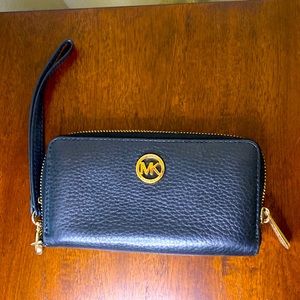 Black Leather Michael Kors Wallet
